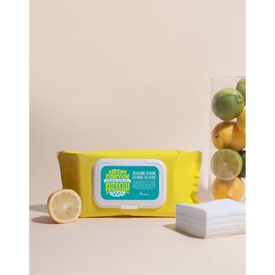 Lingettes Nettoyantes Pureful Anti-Stress, 80 Lingettes (2 + 1)