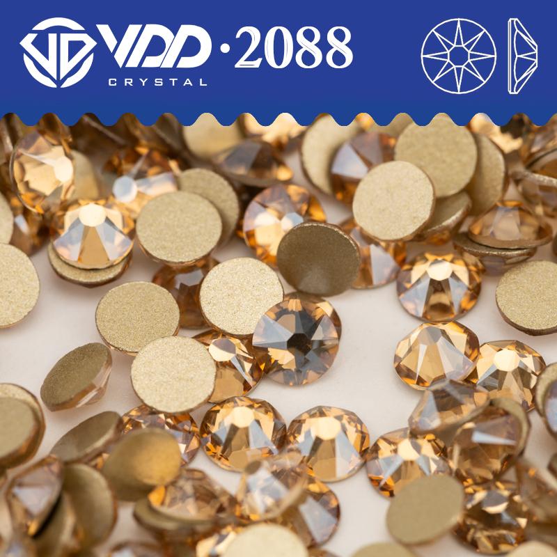 VDD SS16-SS30 High Quality 2088 Rhinestones Crystal Flatback 8 Big 8 Small 16cut Stones for DIY Crafts Nail Art Decoration