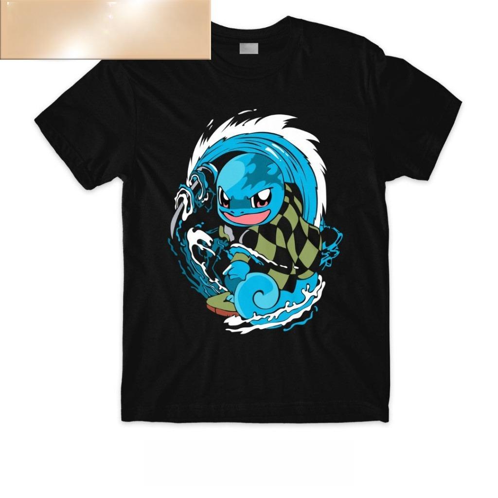 Anime Pokmon Squirtle Printed Tshirt Unisexs And Unisexs Tshirt Tshirt 2026 Summer Tee Streetwear Casual Tops Unisexs Clothing