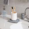 Water Absorbent Diatom Mud Drying Mat Fast Drying Metal Feet Toothbrush Holder Modern Non-Slip Countertop Storage Tray Bathroom