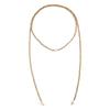 Vintage Bead Long Necklace Neckwear with Cool Minimalist Accent for Casual and Formal Wear Comfortable Lightweight