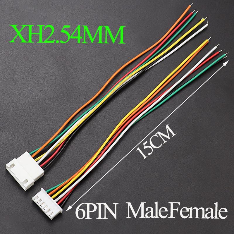 1Pair PH 2.0mm XH2.54MM  2/3/4/5/6 Pin  Female Male Plug / PH2.0 XH2.54MM   Terminal Socket Wires Cables Connector 26AWG 15CM