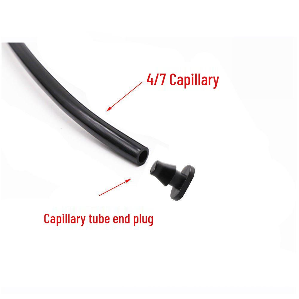 4/7mm Barb Tube Plug Capillary Connector for Garden Irrigation Micro-Sprinklers