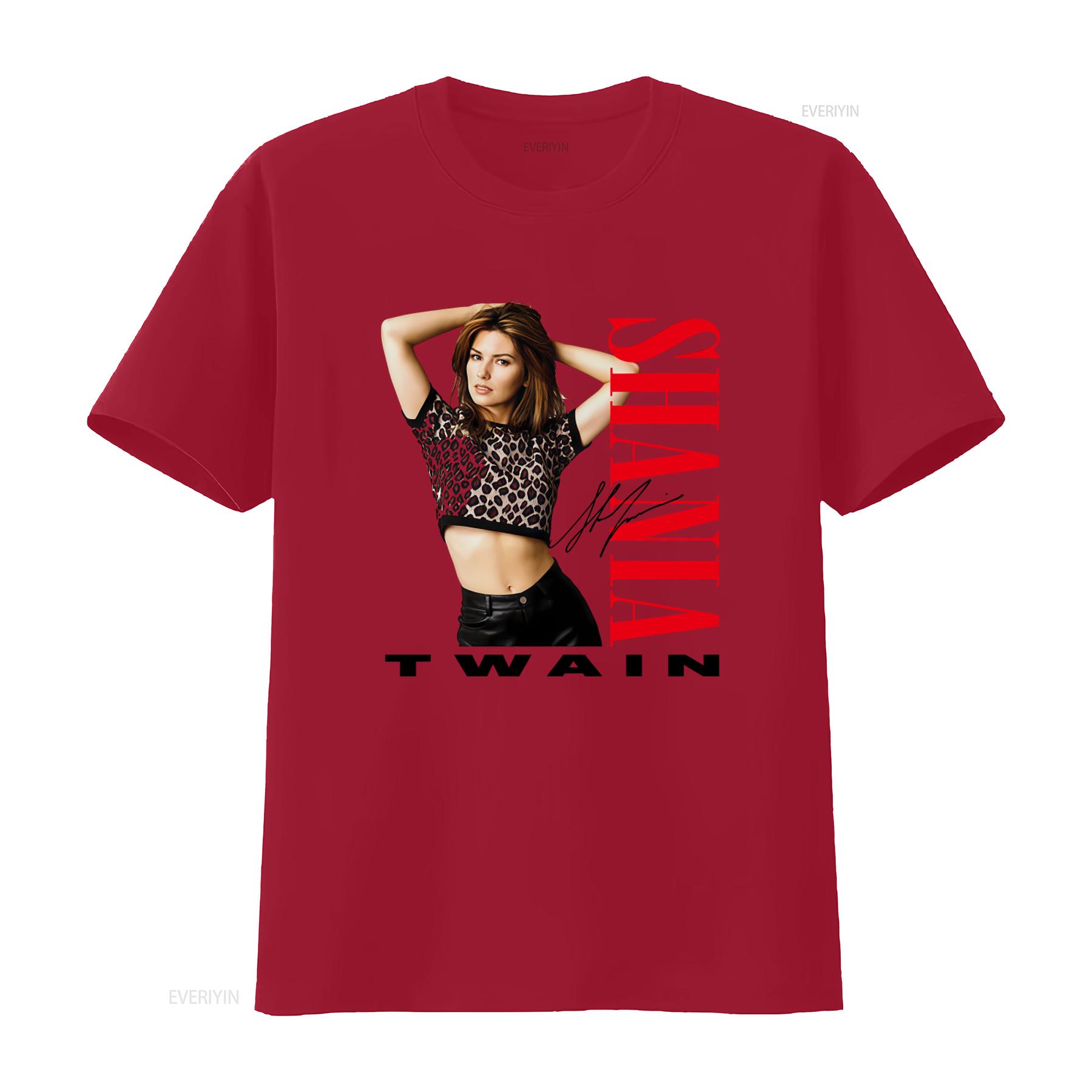

NEW Shania Twain Come On Over 25th Anniversary White All Size Leopard Print Crop T Shirt vintage Washed Top For Everyday Wear S
