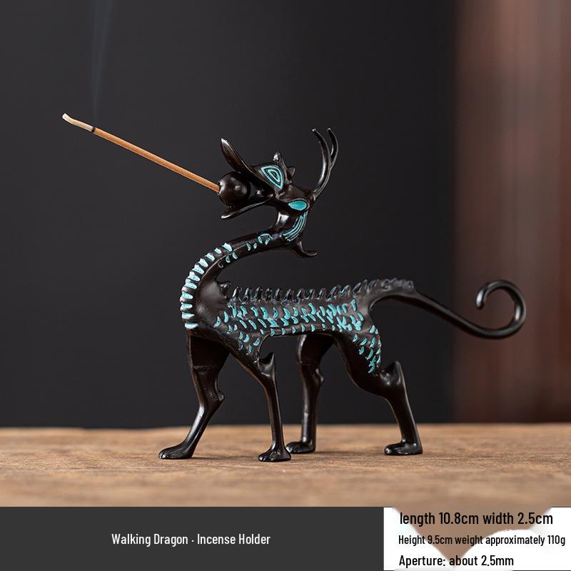 Creative Alloy Mini Indoor Incense Burner - Perfect for Homes, Hotels, and Small Decorative Spaces