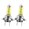 Ruiansion 2pcs H7 Halogen Headlight Bulb Fog Lamp 100W 24V Yellow Bulb