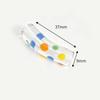 With Hole Curved Glass Beads 37 Styles Polka Dot Beads Lampwork Beads for 20pcs Diy Jewelry Making