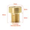 ZSDTRP Carburetor Idle Main jet For PHBG Carburetor Jets For Dellorto PHBG Carb Main Injector Dellort 1486 Idle Pilot Main Jet
