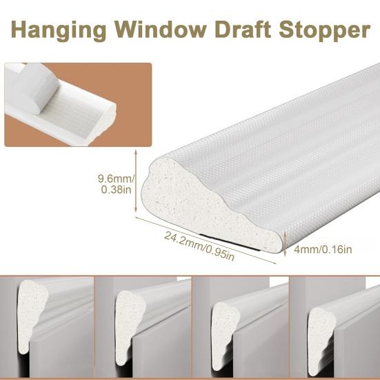 1 Roll 100/300/500CM Window Sealing Strip Self-Adhesive Weather Stripping Soundproofing
