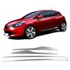 Listwy Boczne Drzwi Stal Nierdzewna Chrom Renault Clio 4 Hb 2012