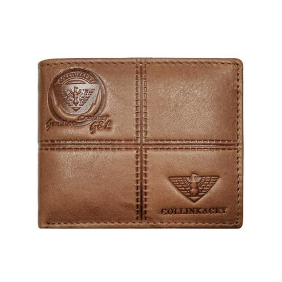 "Men's Casual Cowhide ID & Card Short Wallet"