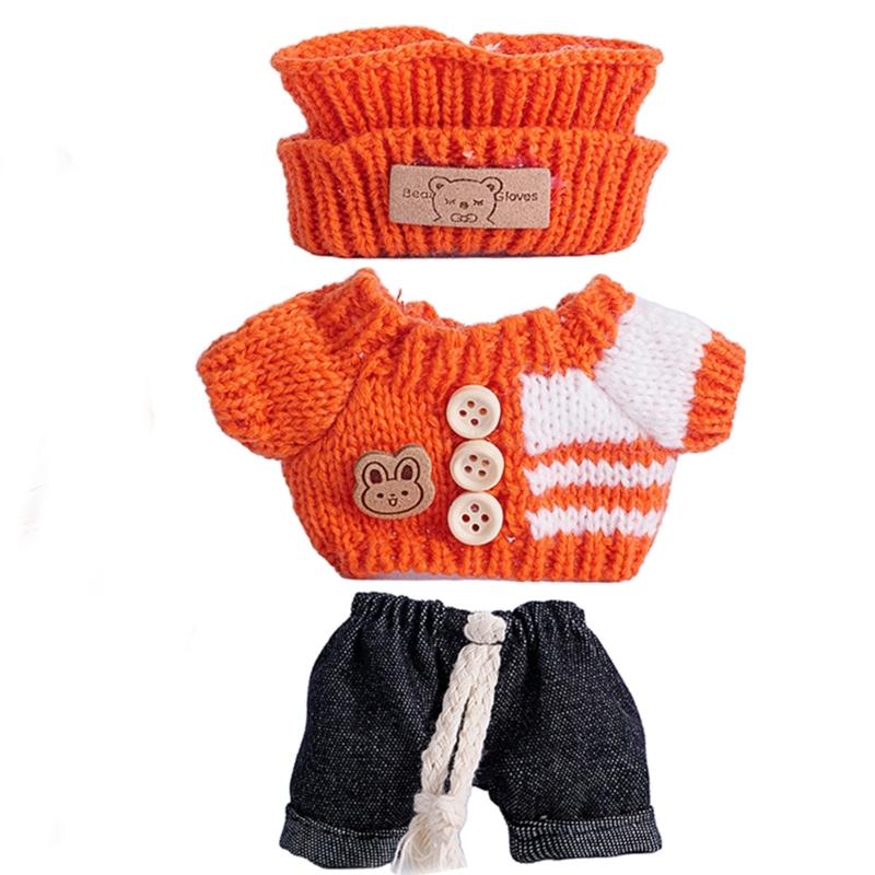 Fashion Doll Clothing Set For Anime Figure Doll 17cm Standing Doll Display Children Interactive DressingUp Doll Clothes