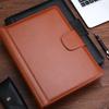 PU Leather A4 Personals Organizers Binders Cover with Calculator & Clipboard for Easy Access Budget Systems Companion