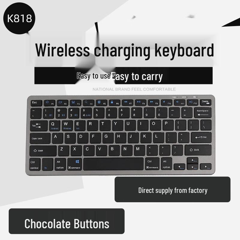 Nullpunkt-Termin K818 Drahtlose Bluetooth Büro-Tastatur