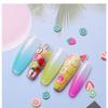 Kamínky 1000 ks 3D Ovocný květ Květinový plátek Fimo hlína Nálepka Dekorace Tipy pro DIY nail art
