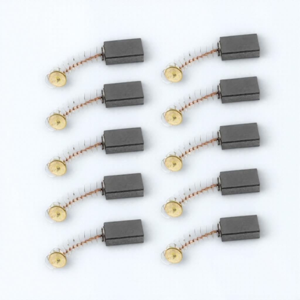 10Pcs High Quality Mini Drill Rotary Tool Carbon Brushes Electric Grinder Replacement Motors Spare Parts