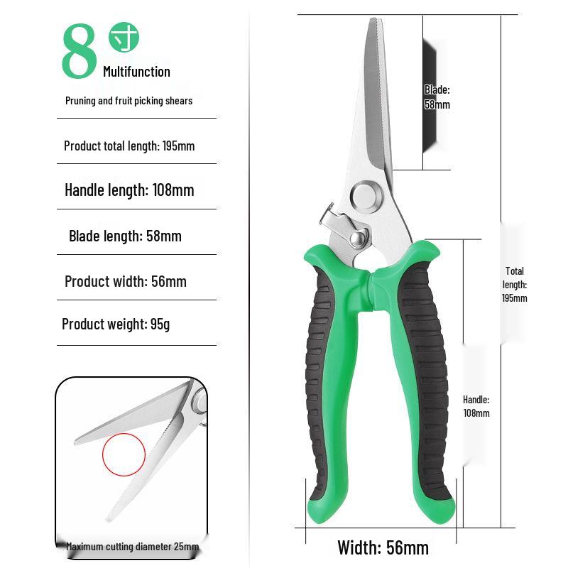 

Садовые секаторы из нержавеющей стали: Ножницы для прививки, окулировки, цветов, обрезки ветвей и сбора винограда