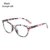 Women Vintage Flowers Portable Ultra Light Frame Anti-Blue Light Eyeglasses Eye Protection Reading Glasses