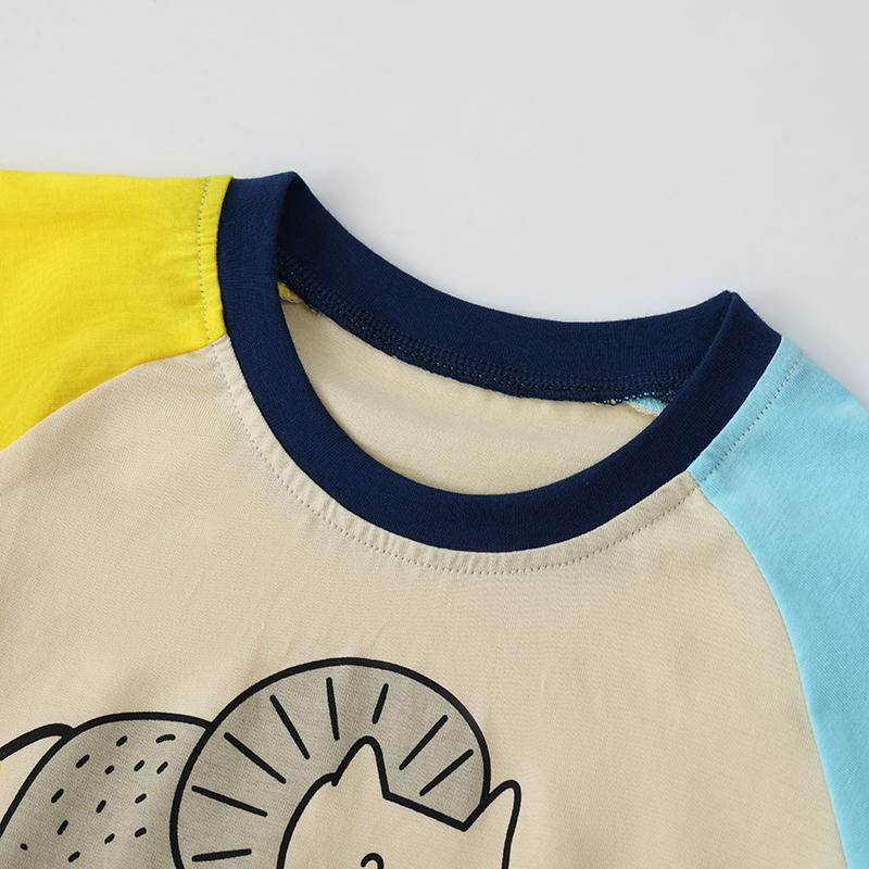 Little Maven Kids Clothes Baby Boys 2026 New Summer Korean Children's Clothes Children's Clothing Cartoon Dinosaurs Tee T-shirts