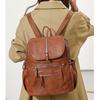 Large capacity backpack women's texture commuter backpack
