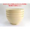 Asahi Koyo Rice Bowl, Beige, Cafe Style, Vibrant and Light Color, Dishwasher and Microwave Safe, Made in Japan, Solow Yasai Onion Design, AZ19-19