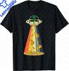 Retro Vintage UFO Desert Abduction Design | Alien Spaceship T-Shirt Mens Clothing Funny Shirt Print On Demand Camiseta Hombre