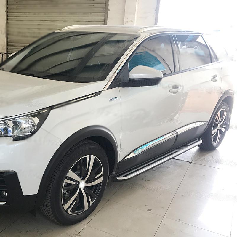 

Боковые пороги Оригинал V1 (2 шт, алюминий) для Peugeot 5008 2016-2023 гг