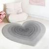Heart Shape Living Room Decoration Carpet Thick Plush Lounge Floor Mat Fluffy Soft Cloakroom Rug Gradient Color Rugs for Bedroom