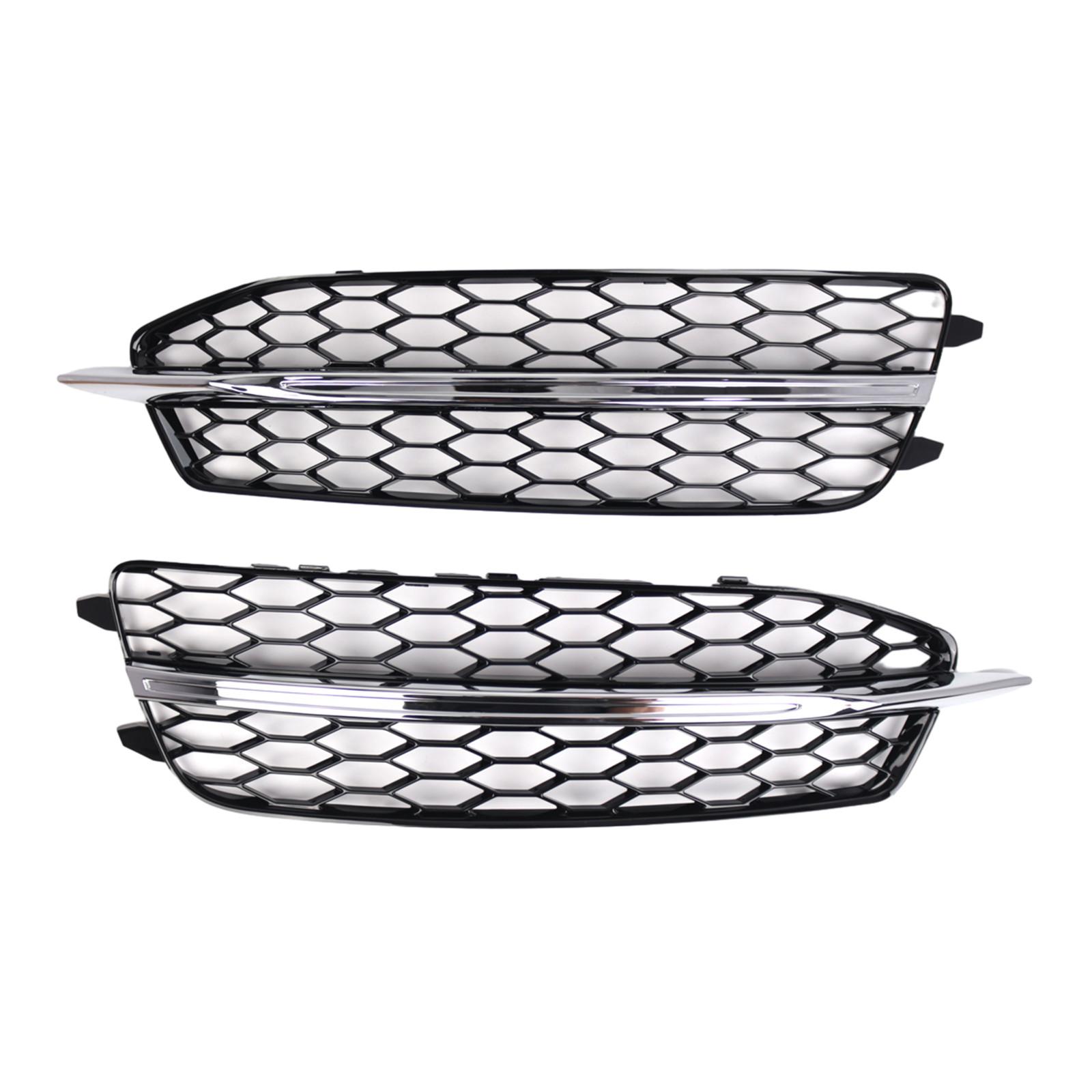 

Зовнішній вигляд автомобіля Ліва права решітка переднього бампера Протитуманна фара Нижня решітка рами лампи Сумісний для 4G0807681D 4G0807682D C