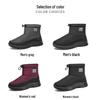 Women's Thick Sole Cotton Boots: High-top, Velvet-lined, Warm Snow Boots