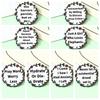 Beautiful Reasons Wreath Brooch: Inspirational Quotes Badge for Positivity