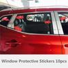 For Nissan Qashqai J10 J11 2008 -2013 2014-2016-  Stainless Steel Window Pillar Cover Strip Trims Decoration Car Sticker