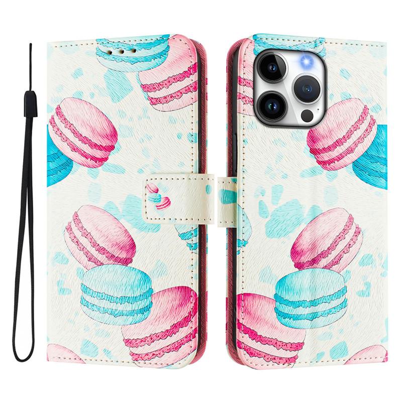 13 Custodia in Pelle per Telefono per IPhone 13 12 Mini 11 Pro 13Pro 12Pro Max 11Pro Cover a Libro Portafoglio Magnetica Custodie Dipinte Gatto Orso
