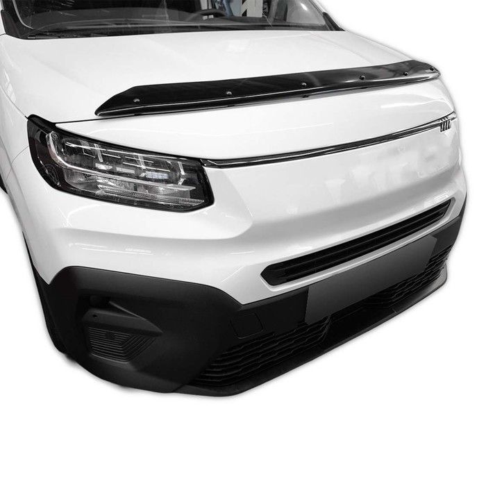 SCOUTT | Bra Capot Déflecteur Protection Pour Fiat Doblo Depuis 2023, Aérodynamique, Assemblage Facile, Aucun perçage requis