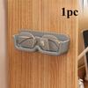 Wall-Mounted Sunglass Organizer Racks -Clear Plastic Eyewear Holders for Home Decor,Bathroom Storage,and Stylish Glasses Display