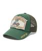 PHYPS MOTORCYCLE Riding Bear Mesh Ball Cap Green