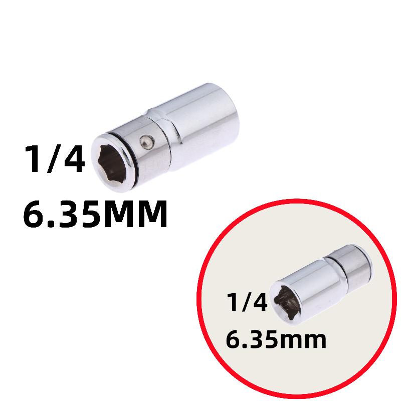 

1/3Pcs Screwdriver Holder Impact Socket Conversion Adapter 1/4 3/8 1/2 Square Drive To 1/4 Hex Shank Socket Bits Converter