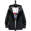 Spring Jacket Men's Hooded Jacket Youth Thin Jacket Outdoor Sports Casual Jacket Plus Size 5XL