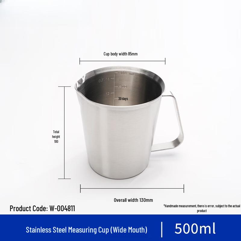 Xíhé Stainless Steel Graduated Measuring Cup with Lid