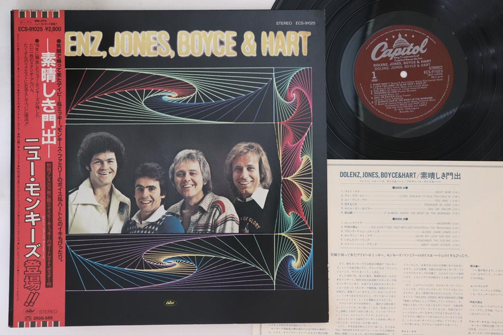 LP Record DOLENZ, JONES, BOYCE & HART - Dolenz, Jones, Boyce & Hart ECS91025 CAPITOL 1975 Japan Obi Rock Used