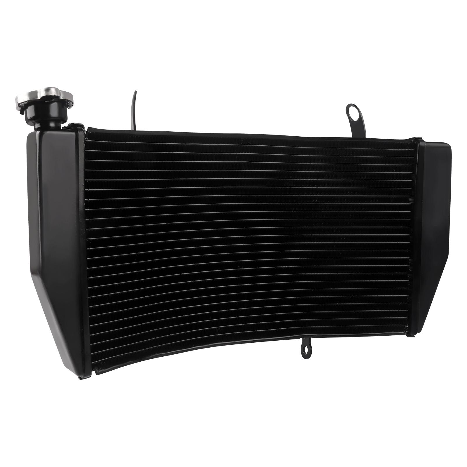 Motorcycle Engine Radiator CNC Aluminum Cooler Cooling Water Tank For DUCATI 848 1098 1198 2008-2011 2009 2010 чёрный