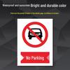 Reflective Aluminum Safety Sign: Electric Shock & No Smoking Warning 