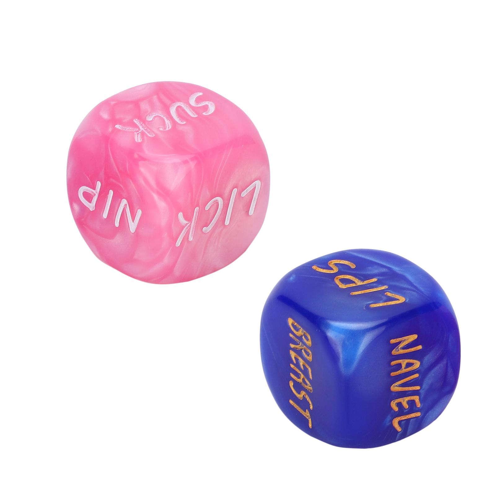 

English Couple Dice Wedding Couple Lovers Bachelor Party Multiple Pose Dice for Adult