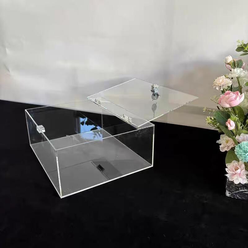 Acrylic Transparent Storage Box with Lock