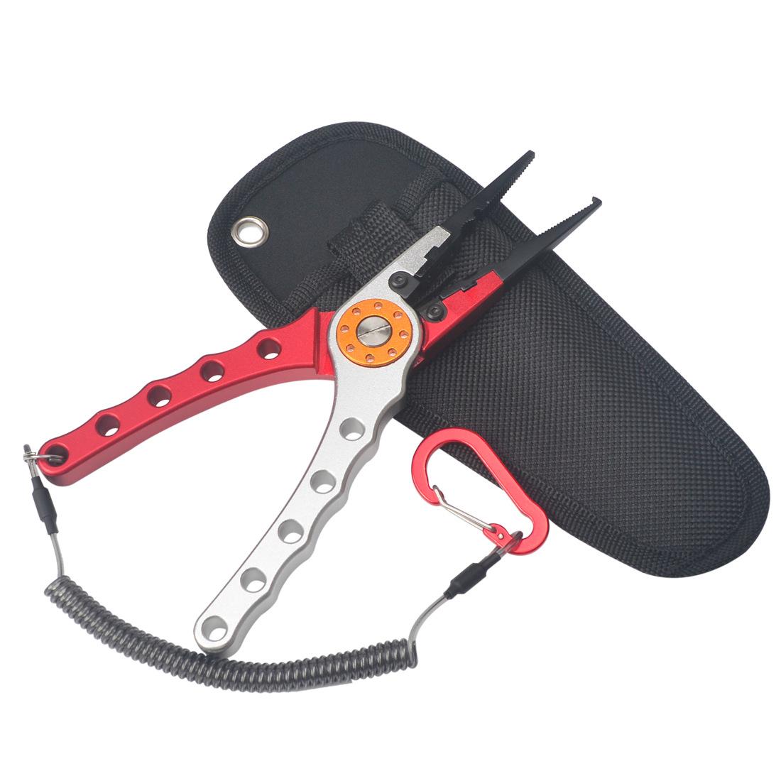 

Рыболовные плоскогубцы, алюминиевые плетеные ножницы, плоскогубцы с разъемными кольцами, держатель для рыбы с ножнами