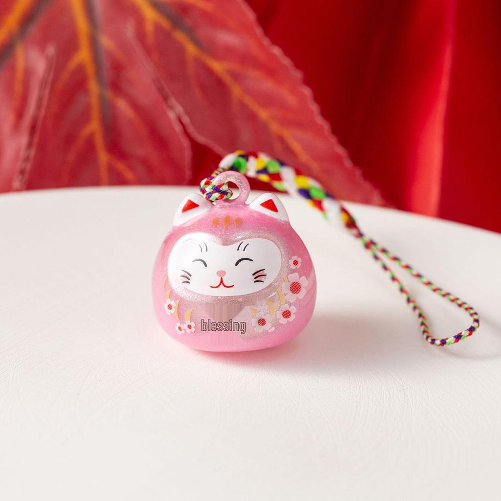 Japoński Kot Maneki-neko i Daruma Wisiorek na Szczęście Prezent