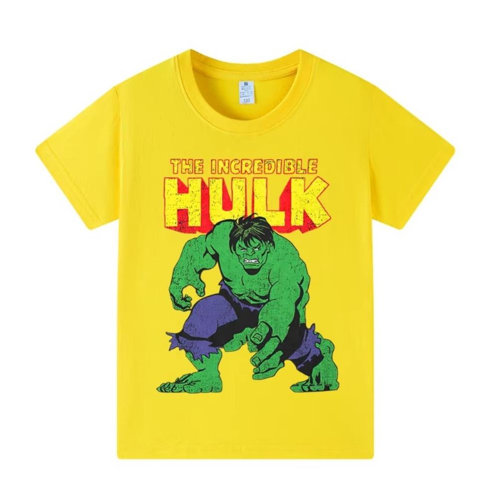 2025Hulk Nuova Moda Estiva T-shirt Stampata Girocollo Manica Corta Unisex Abbigliamento alla Moda