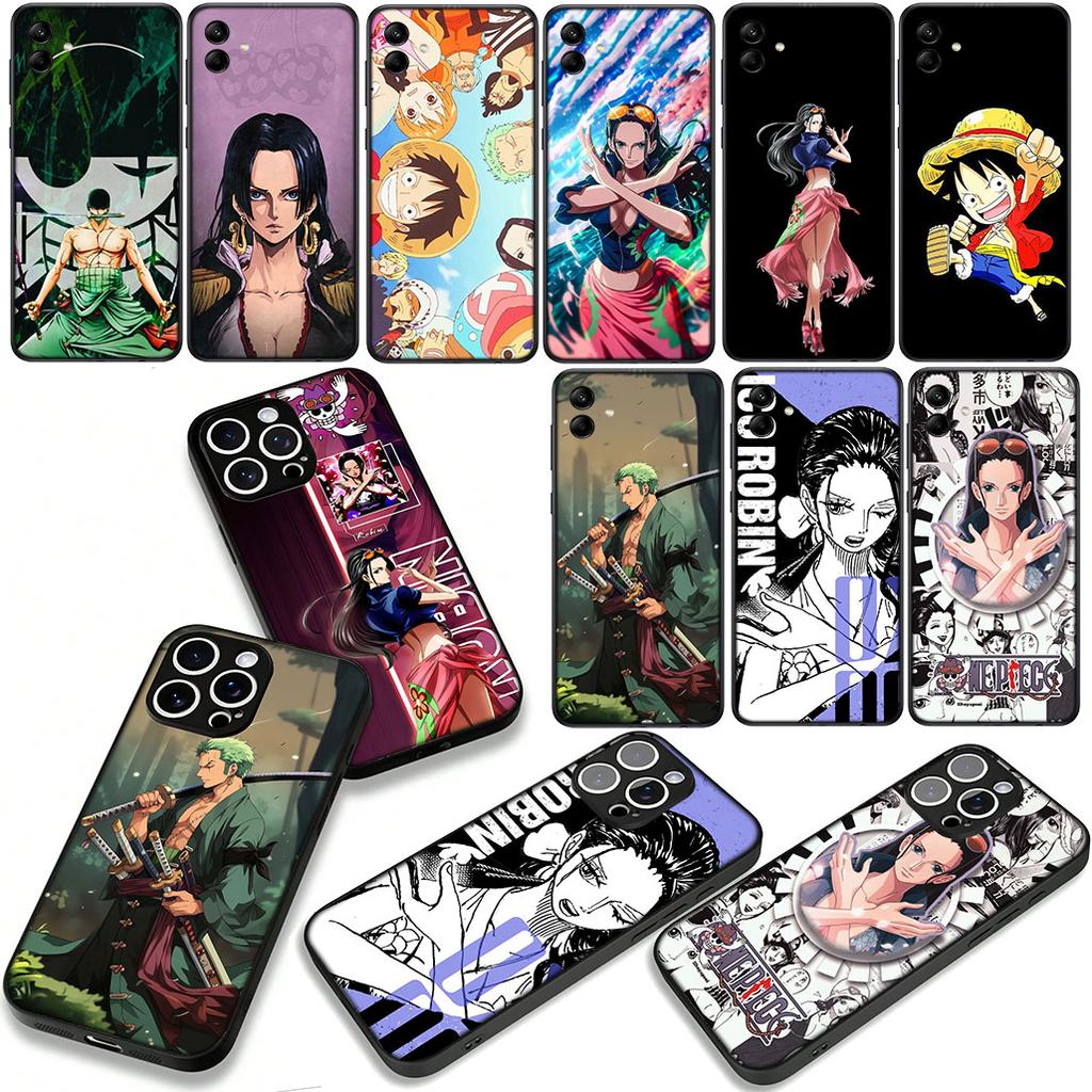 Zoro Nico Robin ONE PIECES Luffy Cover Phone Case for OPPO A18 A16 A17 A38 A54 A40 A60 A80 A78 A79 A57 A55 A96 A15 A53