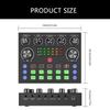 Quality Live Sound Card for Clear Recording Easy Plugs &Play Interfaces Clearly Sound Capturing Easy to Use Sound Mixer