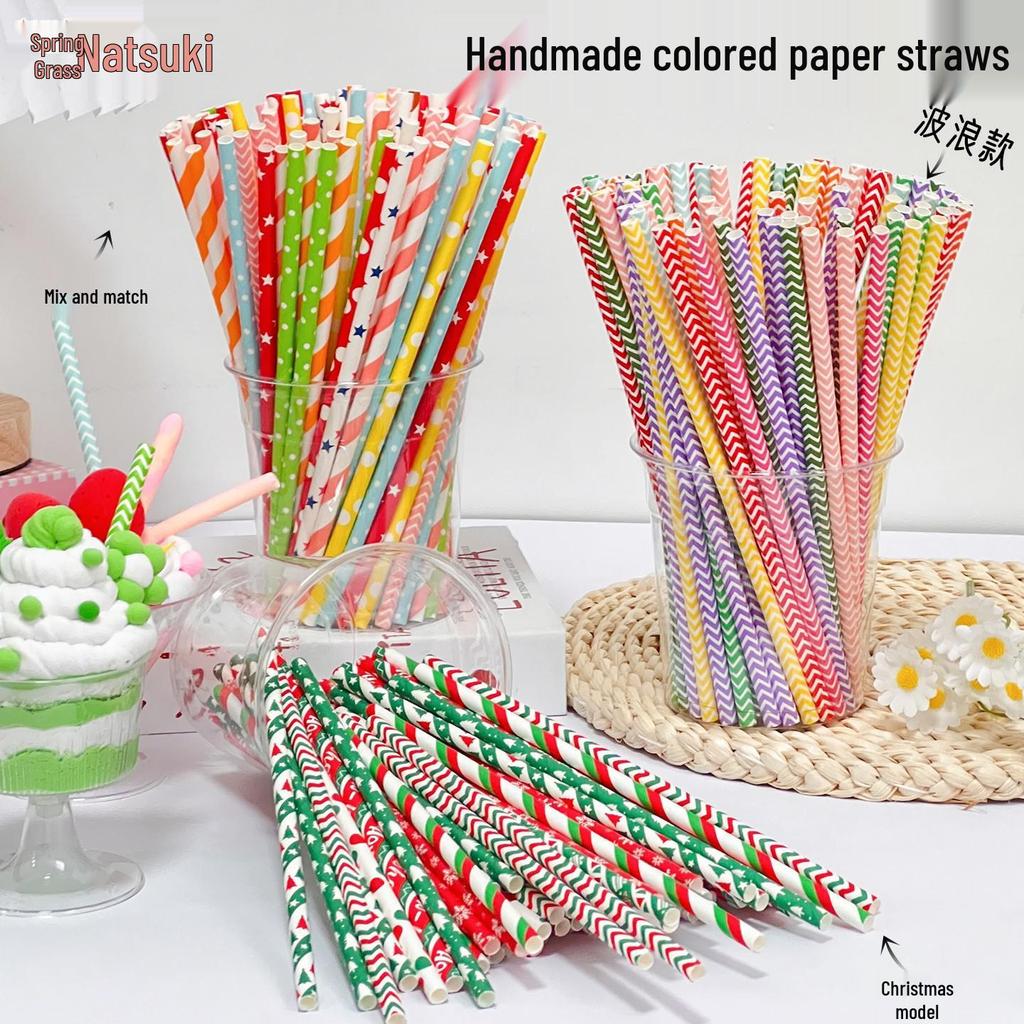 Clear Disposable Thin Straws for Milk, Juice, and Crafts - Hardened Single Use